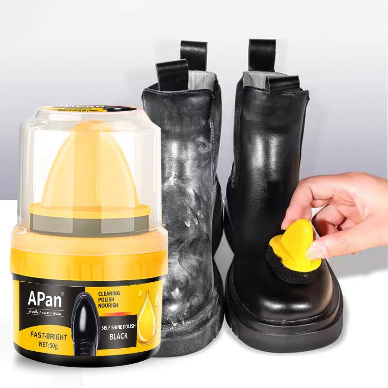 Black White Shoe Polish Cream