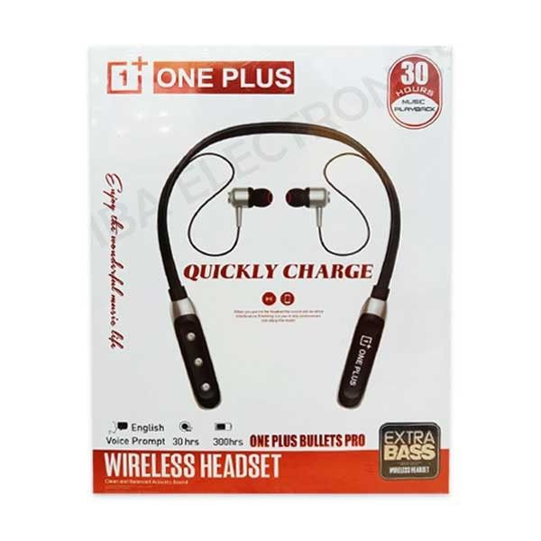 One Plus Bullets Pro Neckband Bluetooth Earphones